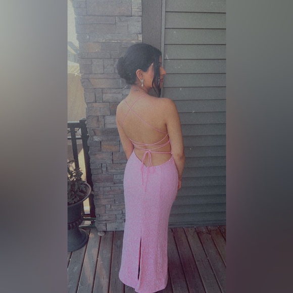 Pink Lace Revolve dress - Picture 1 of 4